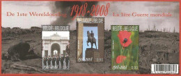 Belgie 2008-  OBP 3842/44** - BL162** - Eerste Wereldoorlog - WW1