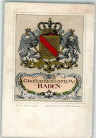 13975121 - Wappen Des Grossherzogtumes Baden Verlag Paul Kohl No. 6 - Familles Royales