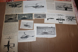 Lot De 16g D'anciennes Coupures De Presse De L'aéronef Américain Expérimental Mac Donnell XV-1 - Aviation