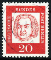 BERLIN DS BED. DEUT. Nr 204 Gestempelt X636D06 - Used Stamps