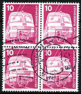 BRD DS INDUSTRIE U. TECHNIK Nr 847 Gestempelt VIERERBLOC X66C2D6 - Used Stamps