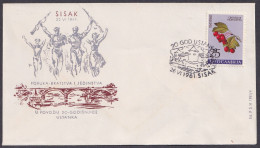 .Yugoslavia, 1961-06-26, Croatia, Sisak, WWII Anniversary, Special Postmark & Cover - Sonstige & Ohne Zuordnung