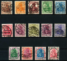 D-REICH INFLA Nr 140-153 Gestempelt Zentrisch X6874D2 - Used Stamps