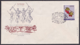 .Yugoslavia, 1961-06-29, Croatia, Sisak, WWII Anniversary, Special Postmark & Cover - Autres & Non Classés