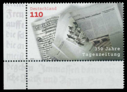 BRD 2000 Nr 2123 Postfrisch ECKE-ORE X6D4BBE - Unused Stamps