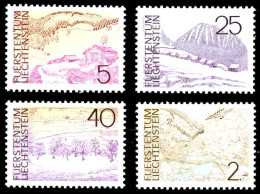 LIECHTENSTEIN 1973 Nr 596-599 Postfrisch SB45E46 - Ungebraucht