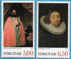 Faeroër 2003 Theiologians MNH Faroe Islands, Faroyar, Jaspar Rasmussen, Thomas Kingo - Sonstige & Ohne Zuordnung