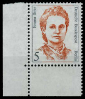 BERLIN DS FRAUEN Nr 833 Postfrisch ECKE-ULI X702D7E - Unused Stamps