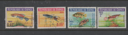 Guinea, 4 Definitives Fish From 1964, Used - República De Guinea (1958-...)