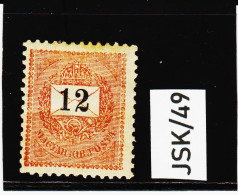 JSK/49 U N G A R N 1898 Michl  47 (*) FALZ  SIEHE ABBILDUNG - Unused Stamps