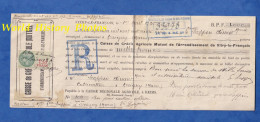 Bon Ancien De 1000 Francs Avec Timbre Fiscal 1,5 Francs - " La Femme Autorisée Du Mari " Caisse Regionale Agricole Reims - Covers & Documents