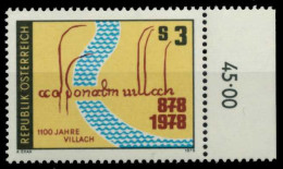 ÖSTERREICH 1978 Nr 1582 Postfrisch ORA X809832 - Nuevos