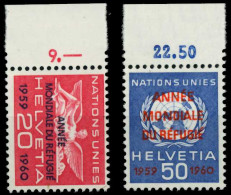 SCHWEIZ-ONU Nr 31-32 Postfrisch ORA X821656 - Dienstmarken