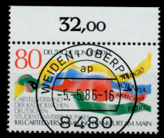 BRD 1986 Nr 1283 Zentrisch Gestempelt ORA X898C7A - Oblitérés