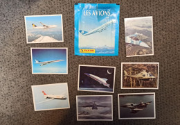 LOT De 8 IMAGES PANINI LES AVIONS En 1993 FRANCE (la Pochette Est Vide) - Französische Ausgabe