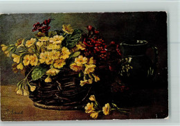 10507321 - Blumen In Vasen / Blumenvasen Sign P. - Other & Unclassified