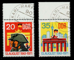 DDR 1971 Nr 1691-1692 Zentrisch Gestempelt ORA X98B542 - Gebraucht