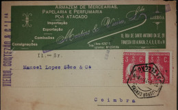 BILHETE POSTAL COMERCIAL - MARTINS & VIEIRA Ldª.-LISBOA - Lisboa