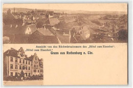 39119021 - Rothenburg Ob Der Tauber. Hotel Zum Eisenhut Ungelaufen  Gute Erhaltung. - Ansbach