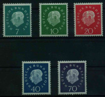 BRD DS HEUSS 3 Nr 302-306 Postfrisch S1D22AA - Unused Stamps