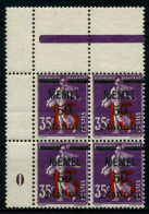 MEMEL 1921 Nr 48 Postfrisch VIERERBLOCK X6F4BC6 - Klaipeda 1923