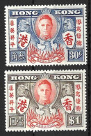 HONG KONG....KING GEORGE VI...(1936-52..)......OMNIBUS.....VICTORY SETOF 2.....MNH.... - Ungebraucht