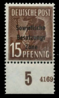 SBZ ALLG. AUSGABEN Nr 187 HAN 4169... Postfrisch URA X748F72 - Sonstige & Ohne Zuordnung