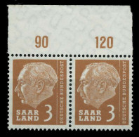 SAAR OPD 1957 Nr 382 Postfrisch WAAGR PAAR ORA X799AFE - Unused Stamps
