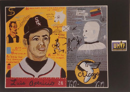 Carte Postale - "Luis Aparicio" Illustration : Tony Fitzpatrick - WMVP AM 1000 - Publicité