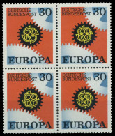 BRD BUND 1967 Nr 534 Postfrisch VIERERBLOCK X7F0976 - Ungebraucht