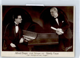 51524121 - Alfred Boger Gerdy Faun Mit Originalunterschrift (RS) - Sänger Und Musikanten