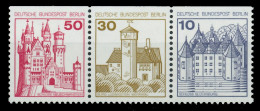 BERLIN ZUSAMMENDRUCK Nr W63 Postfrisch 3ER STR X90110A - Zusammendrucke