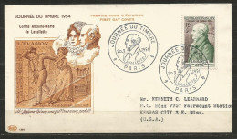 SOLDES - 1954 - Yvert N° 969 Oblitéré (o) Sur  FDC - 1950-1959