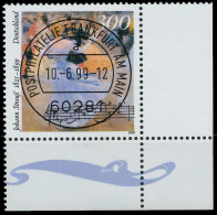BRD BUND 1999 Nr 2061 Zentrisch Gestempelt ECKE-URE X552836 - Used Stamps