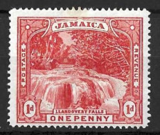 JAMACIA......QUEEN VICTORIA....(1837-01..)....1d......SG31...CREASED.....(CAT.VAL.£14..)....MH......... - Jamaica (...-1961)