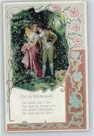 12016021 - Jugendstil Liebe Poesie - Faecher - 1905 - Other & Unclassified