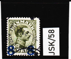 JSK/58 DÄNEMARK 1921  Michl  113  Used / Gestempelt   ZÄHNUNG SIEHE ABBILDUNG - Used Stamps
