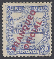 NICARAGUA 1890 - Yvert S5* (L) - Servizio | - Nicaragua