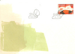 Norway 2001 Valentin Stamp Mi 1379, FDC - Lettres & Documents