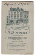 Fotografie S. Wilhelm Nachf., Neunkirchen, Ansicht Neunkirchen, Aussenfasade Des Ateliers Bahnhofstr. 42  - Places