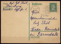 Flensburg Maschinenstempel 1927 Nach N.-Ramstadt  (b981 - Other & Unclassified