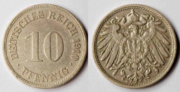 10 Pfennig Kaiserreich EMPIRE 1910 D - Jäger 13   (r337 - 10 Pfennig