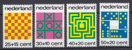 Niederlande  Mi. 1019-1022 Postfrisch Voor Het Kind Gesellschaftsspiele 1973 (80096 - Sonstige & Ohne Zuordnung