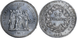 FRANCE - 1979 - 50 Francs Hercule - ARGENT 900‰ - 20-088 - 50 Francs