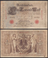 Ro 21 1000 Mark Reichsbanknote 10.10.1903  F (4) Pick 23 Udr B Serie A 6-st. - Altri & Non Classificati