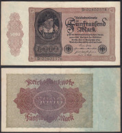 Ro. 77 - 5.000 5000 Mark 1922 Pick 78 VF+ (3+) Serie D   (30755 - Other & Unclassified