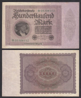 Ro 82a - 100-tausend Mark 1923 Pick 83a VF (3) Serie R     (30770 - Andere & Zonder Classificatie