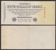 Ro 92a - 1 Million Mark 1923 Pick 94  VF (3) Serie B 5 Im Datum Nach Unten - Sonstige & Ohne Zuordnung