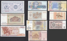 10 Stück Verschiedene Banknoten Der Welt UNC    (32221 - Autres & Non Classés