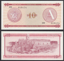 Kuba - Cuba 10 Peso Foreign Exchange Certificates CD 1985 Pick FX4 UNC (1)  - Andere - Amerika